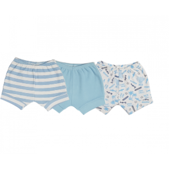 Kit Shorts Estilinho Azul 0601030