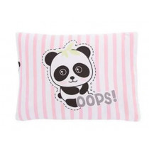 Travesseiro C/Fronha Panda Colibri 48668 Branco E Rosa Único
